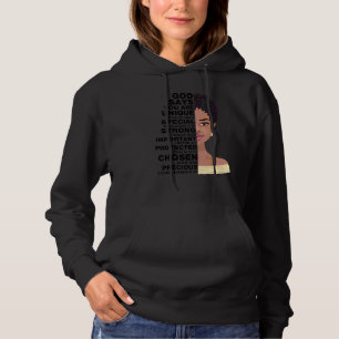Camiseta Christian Black Woman Diz Deus Que Sou Forte Confi