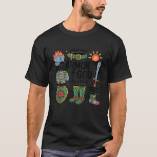 Camiseta Christian Boys Armor de Deus Jesus é rei