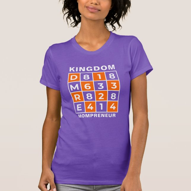 Camiseta Christian Business KINGDOM MOMPRENEUR (Frente)