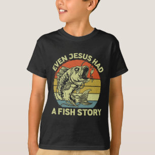 Camiseta Christian Byss Pescaria Até Jesus Tinha História D
