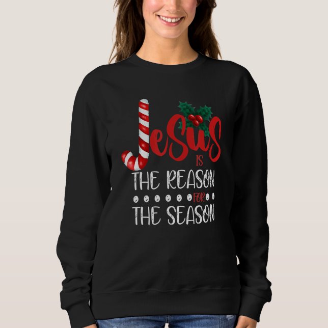 Camiseta Christian Christmas Jesus is the Reason for the Se (Frente)