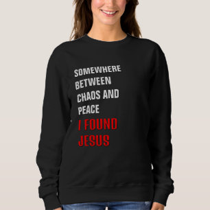 Camiseta Christian em algum lugar entre ... ENCONTREI JESUS