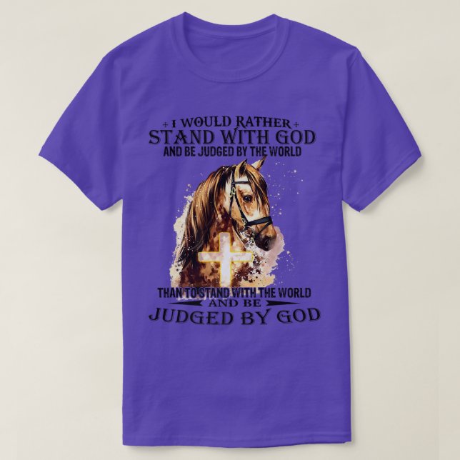 Camiseta Christian, Eu Preferencialmente Stand Com Meu Deus (Frente do Design)
