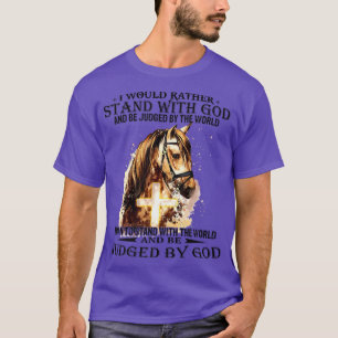 Camiseta Christian, Eu Preferencialmente Stand Com Meu Deus