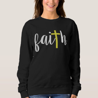 Camiseta Christian Faith Cross Motif Church Bible Study