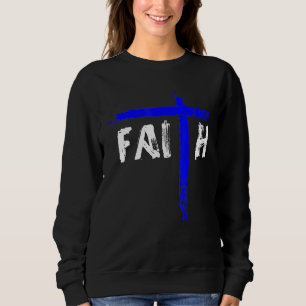 Camiseta Christian Faith E Policial Da Linha Azul