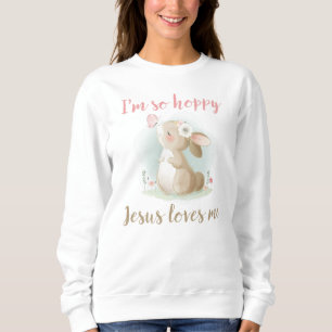 Camiseta Christian Faith Girls Eu sou Tão Hoppy Jesus me am