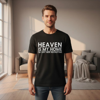 Camiseta Christian Faith Religious Quote Black Men's
