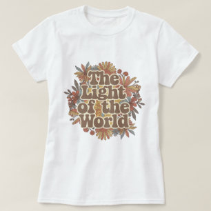 Camiseta Christian Floral A Luz do Mundo