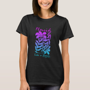 Camiseta Christian Floral Retro Boho Flourando Engraçado De