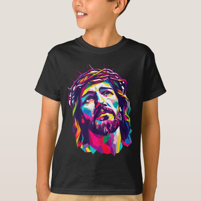 Camiseta Christian God Christus Religious Believe Blessed F (Frente)
