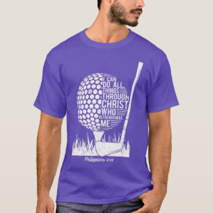 Camiseta Christian Golf Plyer Eu Posso Fazer Todas As Coisa