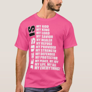 Camiseta Christian Gospel E Frase Bíblia Para Nosso Senhor 