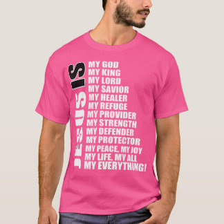 Camiseta Christian Gospel E Frase Bíblia Para Nosso Senhor 