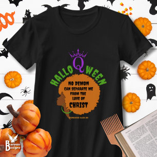 Camiseta Christian HALLOQWEEN afro Halloween