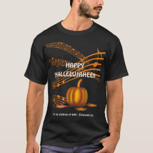 Camiseta Christian Halloween HELLELUJAHEEN   Abóbora