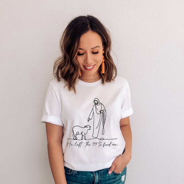Camiseta Christian He Left the 99 to Find Me (Criador carregado)