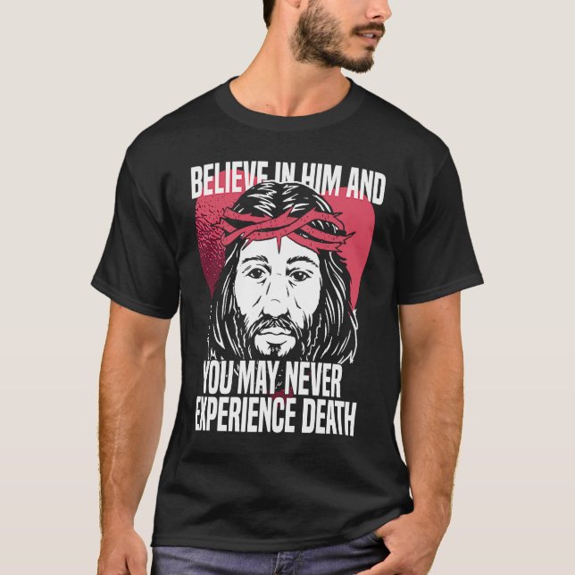 Camiseta Christian Heart Jesus  Catholic Bible Religion Chr (Frente)