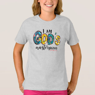 Camiseta Christian I Am God's Masterícula