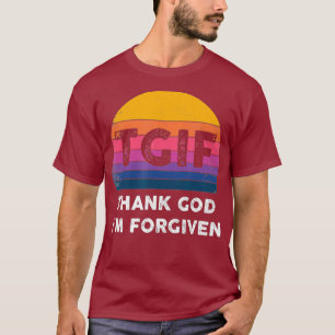 Camiseta Christian Inspiration TGIF Obrigado Deus Im