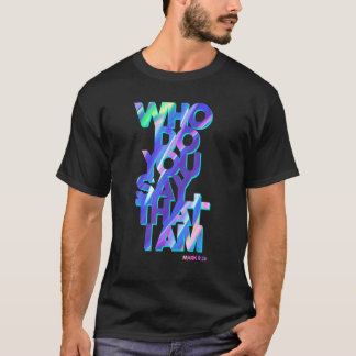 Camiseta Christian Jesus Cita Quem Você Diz Que Eu Sou