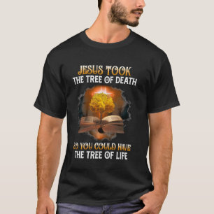 Camiseta Christian Jesus Dá A Árvore Da Bíblia