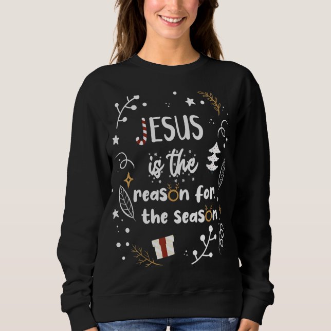 Camiseta Christian Jesus É A Razão Da Época (Frente)