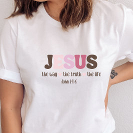 Camiseta Christian Jesus É A Verdade Da Vida
