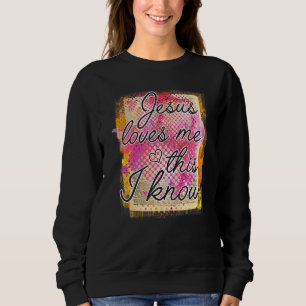 Camiseta Christian Jesus Faith Jesus Me Ama Isso Eu Sei
