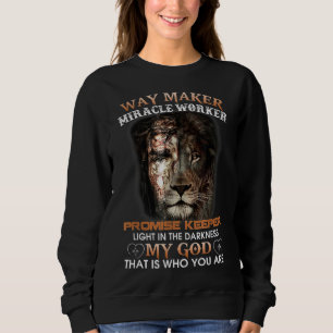 Camiseta Christian Jesus Lion Way Maker Baile de formatura