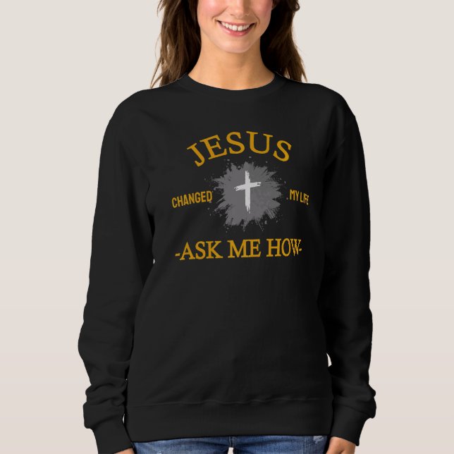 Camiseta Christian Jesus Mudou Minha Vida (Frente)