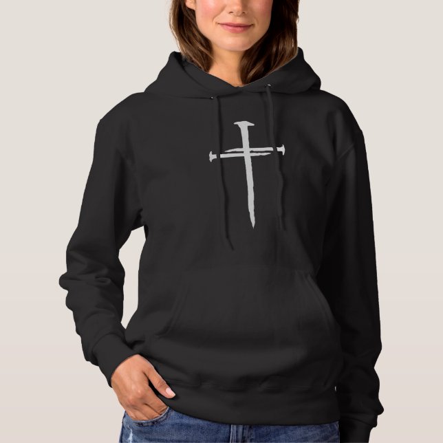 Camiseta Christian Jesus Nail Cross (Frente)