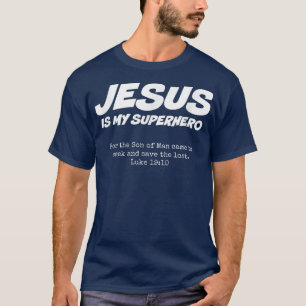 Camiseta Christian Jesus Super Herói Presente Cristão Deus 