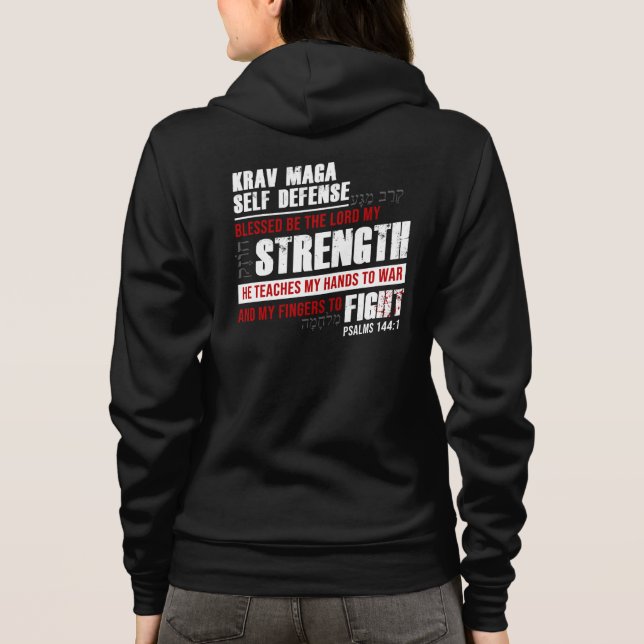 Camiseta Christian Krav Maga autodefesa (Verso)