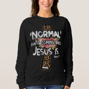 Camiseta Christian Leopard Cross Normal não está voltando J