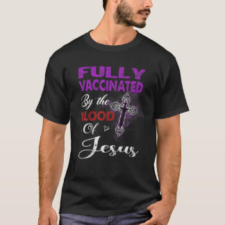 Camiseta Christian Lover Totalmente Vacinado Pelo Sangue De