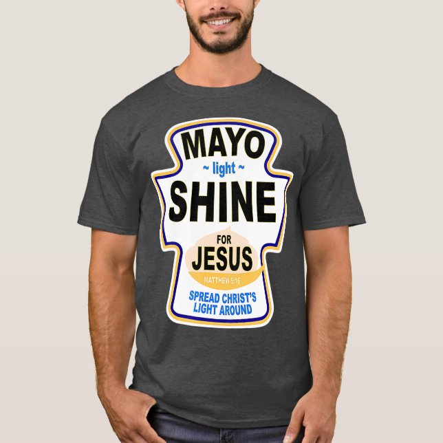 Camiseta Christian Mayo Light Shine Jesus Tee (Frente)