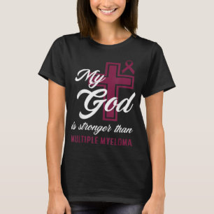 Camiseta Christian Meu Deus É Mais Forte Que O Múltiplo Mie