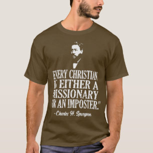 Camiseta Christian Missionary Or Imposter Charles