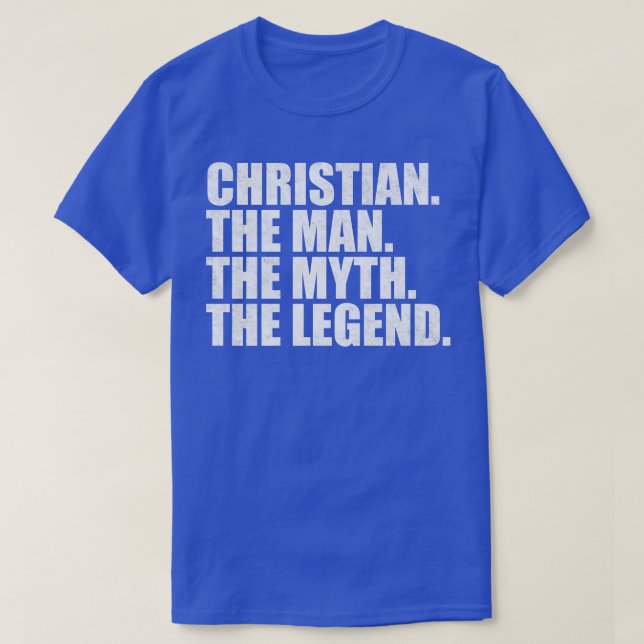 Camiseta Christian Name (Frente do Design)