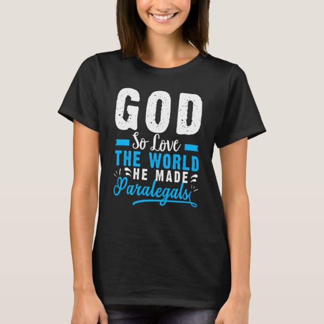 Camiseta Christian Paralegal Assistente Jurídico Único Pres (Frente)