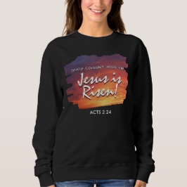 Camiseta Christian Páscoa JESUS É RISEN Sunset