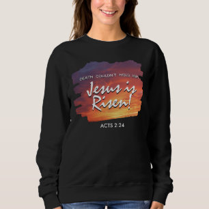 Camiseta Christian Páscoa JESUS É RISEN Sunset