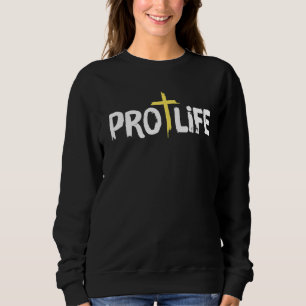 Camiseta Christian Pro Life Cross Anti-Aborto Político
