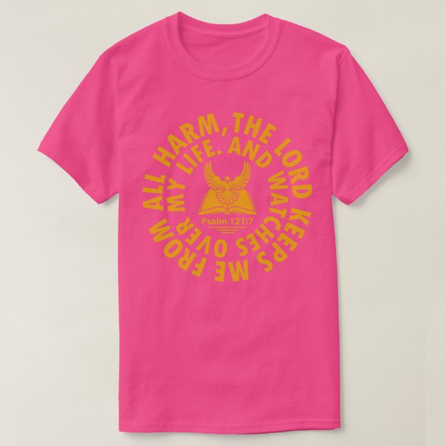 Camiseta Christian Psalm Bíblia Verse Gift (Frente do Design)
