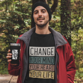 Camiseta Christian Repentance Muda Sua Mente Com Deus