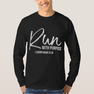 Camiseta Christian Runner Gift Runar Gear Run With Purpos