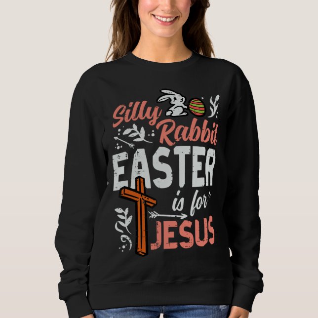 Camiseta Christian Silly Rabbit Easter For Jesus Men Boys T (Frente)