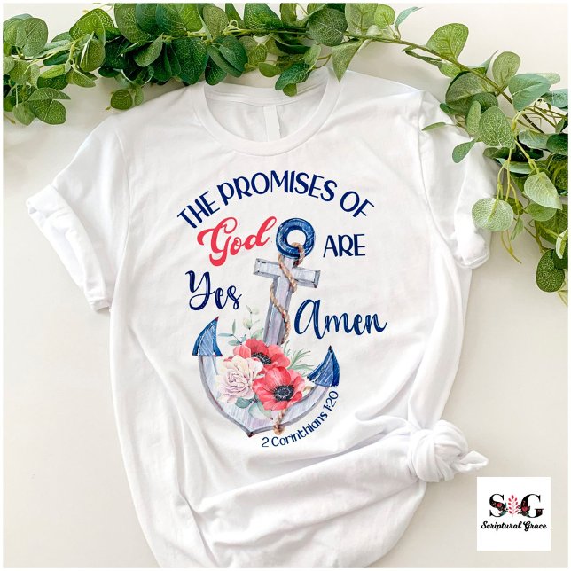 Camiseta Christian Sim E Amen Bíblia Verso Unisex (Criador carregado)