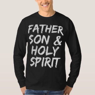 Camiseta Christian Trinity Gift for Men Padre Son & Santo S